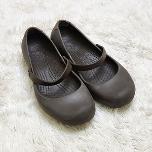 Crocs Alice Work Flats Mary Jane Sz 7